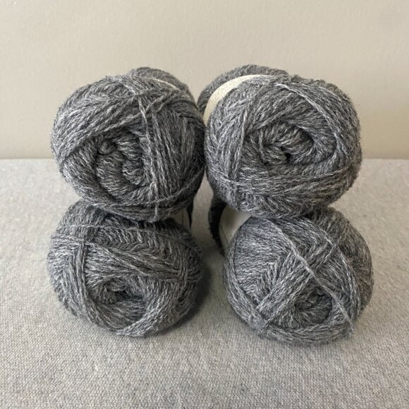 NWT Biches & Buches Le Petit Lambswool Colour Medium Grey Lot of 4 - Picture 7 of 7